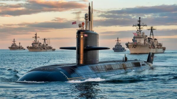 U.S. Navy Diesel Submarine Rendering