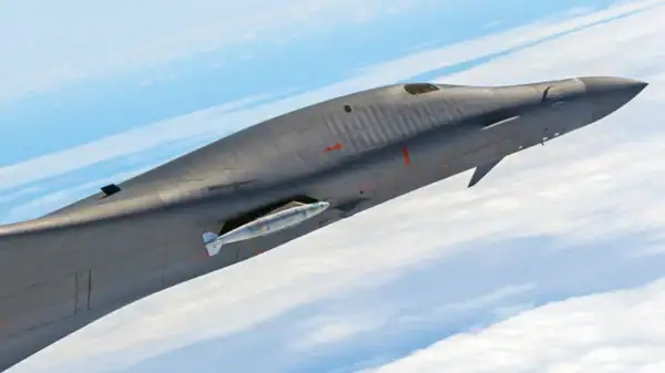 B-1B Lancer Bomber with External Weapons
