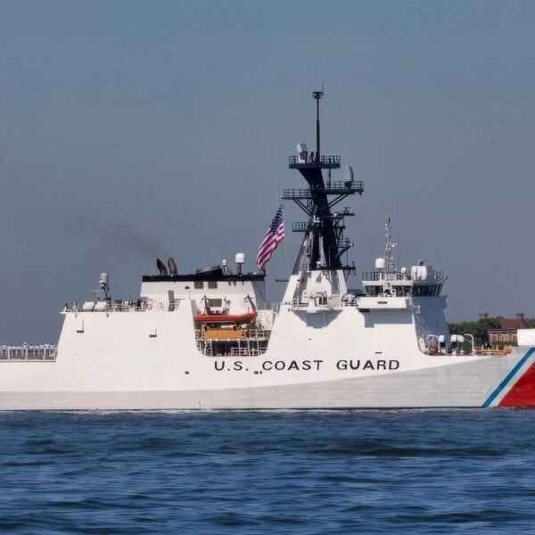 NEW YORK (May 22, 2024) The USCGC Calhoun (WMSL 759) sails in for Fleet Week New York, May 22. Navy and Coast Guard ships arrived in New York marking the beginning of Fleet Week New York. Fleet Week New York is a time-honored sea service celebration that allows citizens of New York City and the surrounding tri-state region to witness today’s maritime capabilities first-hand. The 2024 celebration will host nearly 3,000 Sailors, Marines, and Coast Guardsmen. (Mass Communication Specialist 3rd Class Leah Moore)