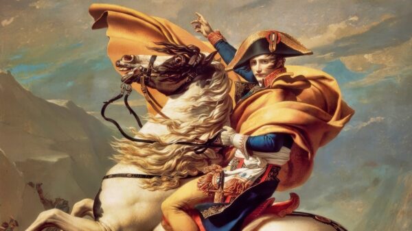 Napoleon Riding Off to War