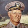 U.S. Navy Admiral Chester W. Nimitz Portrait