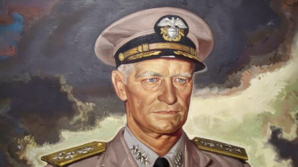 U.S. Navy Admiral Chester W. Nimitz Portrait