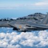 A formation of four U.S. Air Force F-15EX Eagle II fighter jets, assigned to Eglin Air Force Base, Florida, fly over the Gulf of America, Nov. 21, 2025. Secretary of the Air Force Troy Meink flew in the backseat of the lead jet as part of his visit to Eglin AFB. The flight oriented Meink to F-15EX tactics, techniques and procedures being developed and advanced by the 53d Wing to include weapons capacity, next-gen survivability, and next-generation radars, sensors and networking capabilities. (U.S. Air Force photo by Staff Sgt. Blake Wiles)