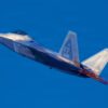 U.S. Air Force Capt. Samuel “RaZZ” Larson, F-22 Raptor Aerial Demonstration Team pilot and commander, performs during FIDAE 2024, Santiago, Chile, April 4th, 2024. The F-22 Raptor Aerial Demonstration showcases the unmatched maneuverability of the airframe by executing a series of combat maneuvers to inspire Americans and their allies, and deter foreign adversaries. (U.S. Air Force video by Staff Sgt. Michael Bowman)