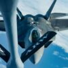 An F-22 Raptor from the Hawaii Air National Guard’s 199th Fighter Squadron, conducts aerial refueling with a KC-135 Stratotanker near Joint Base Pearl Harbor-Hickam, Hawaii, Jan. 15, 2019. The F-22 Raptors conducted interoperability training with the B-2 Spirit bomber deployed here from Whiteman Air Force Base, Missouri. The bombers and more than 200 Airmen are deployed in support of U.S. Strategic Command’s bomber task force mission. Bomber aircraft regularly rotate through the Indo-Pacific region to integrate capabilities with key regional partners and maintain a high state of aircrew proficiency. (U.S. Air Force photo by Master Sgt. Russ Scalf)