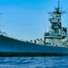 Iowa-Class Battleship at Rest