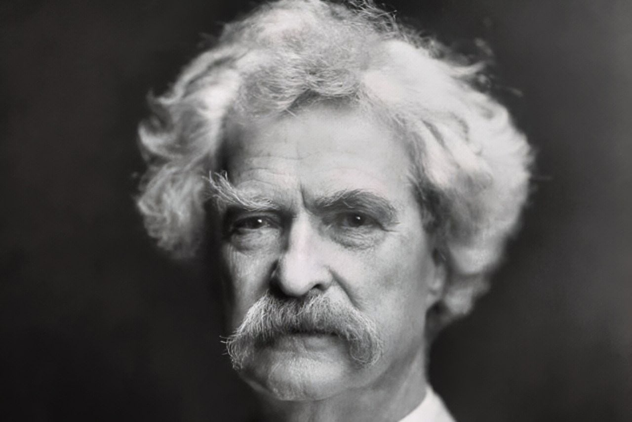 Mark Twain Black and White