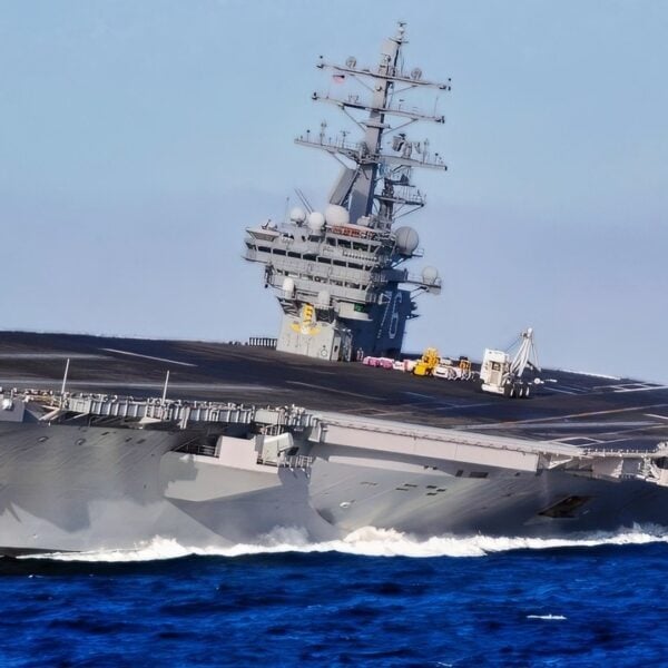 PACIFIC OCEAN (Oct. 30, 2007) - USS Ronald Reagan (CVN 76) conducts rudder checks as part of the ship's Board of Inspection and Survey (INSURV) following a six-month Planned Incremental Availability. All naval vessels are periodically inspected by INSURV to check their material condition and battle readiness. U.S. Navy photo by Mass Communication Specialist 2nd Class M. Jeremie Yoder (RELEASED)
