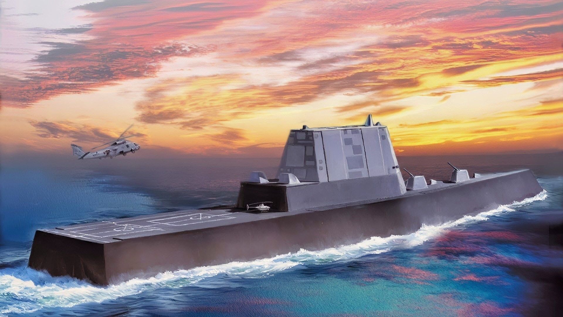 The Navy’s Futuristic $8 Billion Stealth ‘Battleship’ Slips Out of Port With Missiles that Can Hit Anywhere on Earth in 60 Minutes