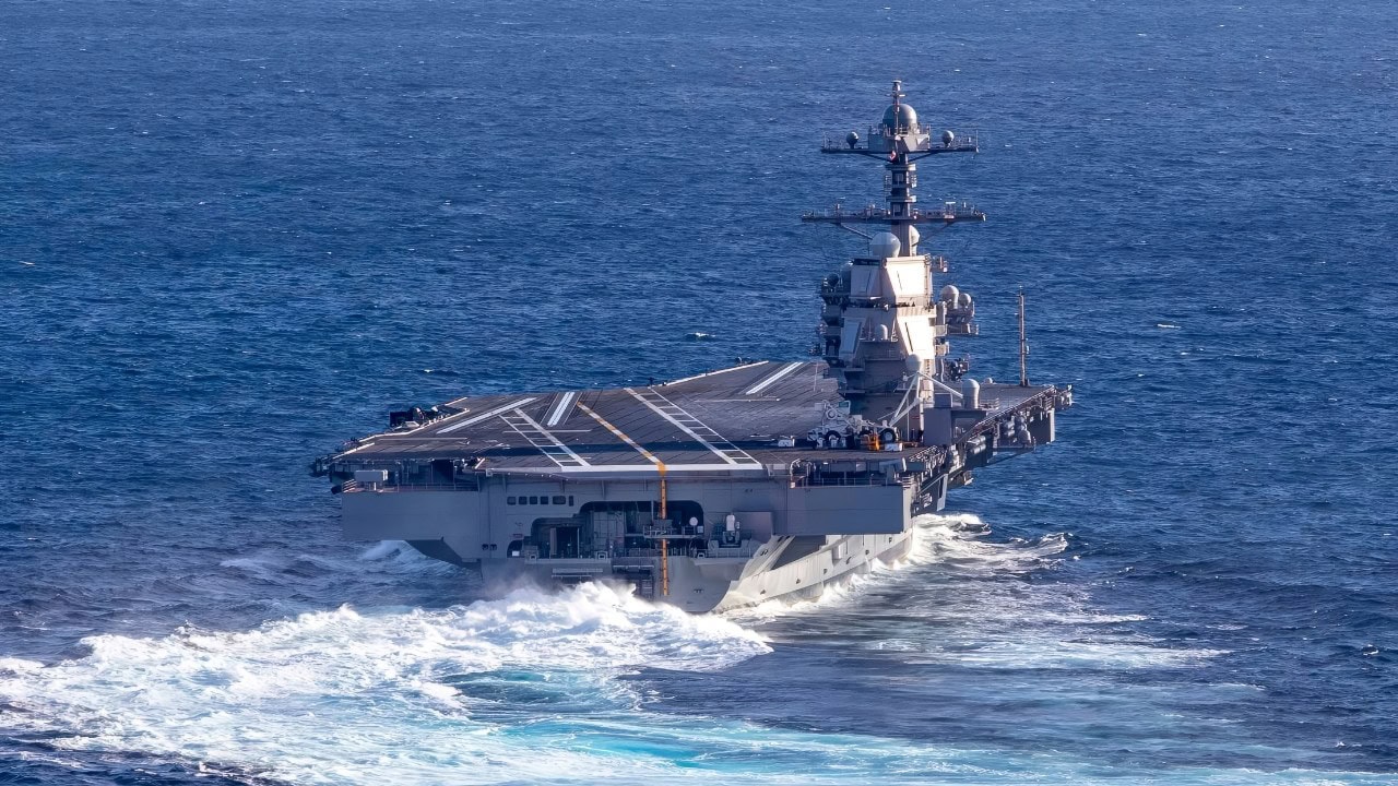 Iran Has the Weapons to Sink a U.S. Navy Nuclear Aircraft Carrier Like the USS Gerald R. Ford