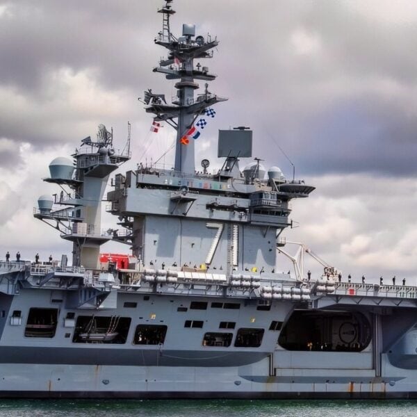 (March 23, 2023) Nimitz-class aircraft carrier USS Theodore Roosevelt (CVN 71) returns to Naval Air Station North Island following a regularly-scheduled maintenance availability and completion of sea trials, March 23. The ship changed its homeport from Bremerton to San Diego after completing an 18-month docking planned incremental availability in Bremerton, Washington, during which the ship received extensive restorations and upgrades to support the F-35C Lightning II, E-2D Advanced Hawkeye, and CMV-22B Osprey, as well as future platforms such as the MQ-25 Stingray unmanned aircraft system. (U.S. Navy photo by Mass Communication Specialist 2nd Class Keenan Daniels)