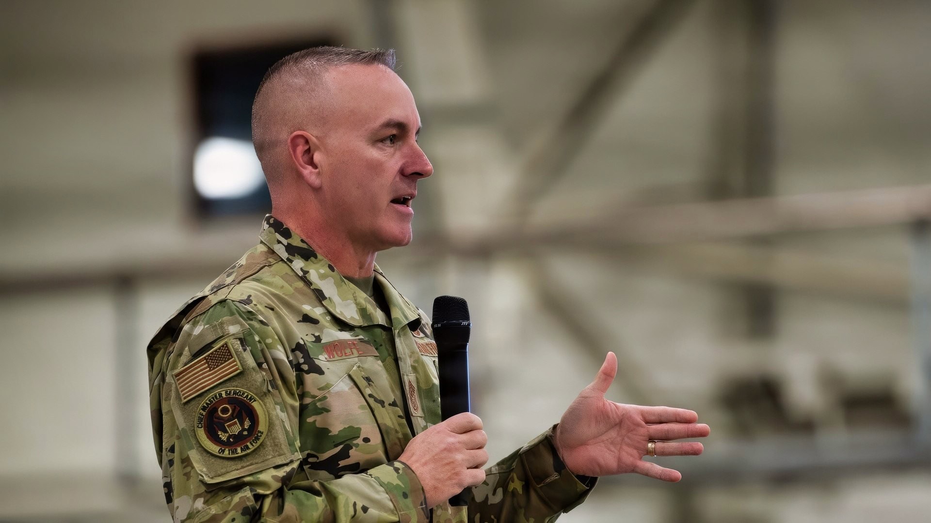 ‘The Weight’: The Top Enlisted Leader in the U.S. Air Force Explained Why He Wears His Father’s Service Pin