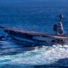 USS Gerald R. Ford on Combat Drills U.S. Navy