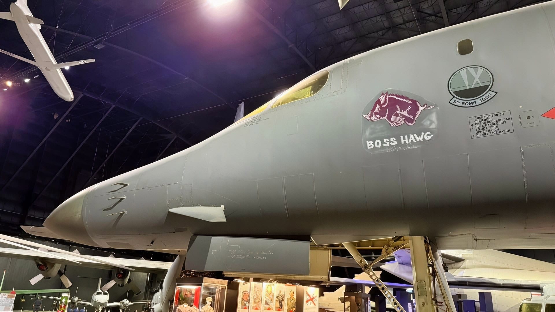 B-1B Lancer Bomber at National Museum of the Air Force