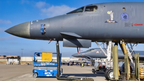B-1B Lancer Bombers Together