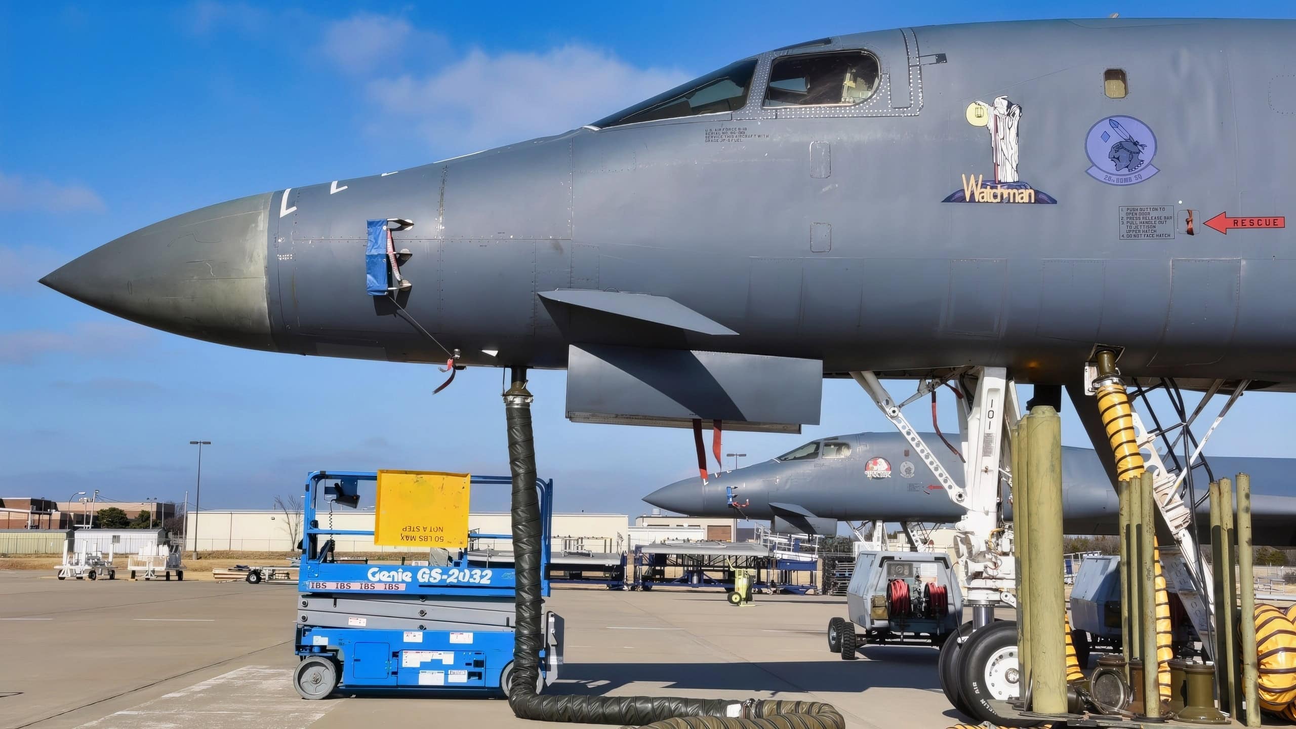 You Can Visit a U.S. Air Force B-1B Lancer In Dayton, Ohio Just Like the Bombers Hitting Targets in Iran