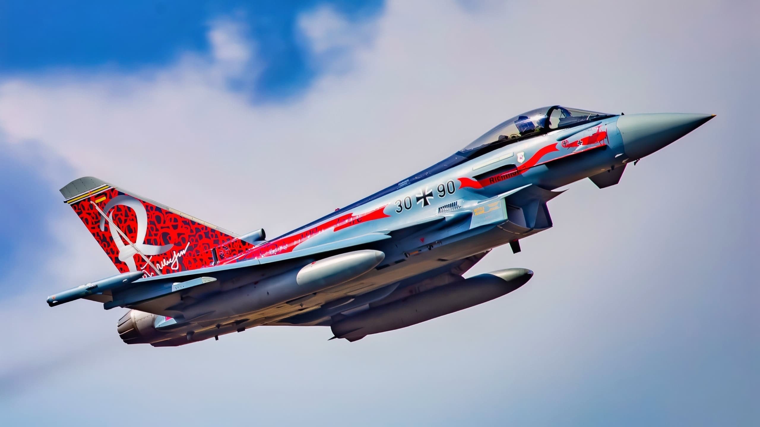 Eurofighter Typhoon In The Sky NATO