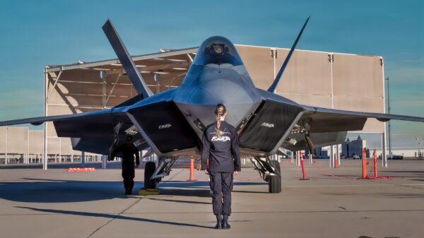 Maintainers assigned to the U.S. Air Force F-22 Raptor Demonstration Team perform preflight inspections on an F-22 during the Heritage Flight Training Course at Davis-Monthan Air Force Base, Arizona, Feb. 26, 2026. The team consists of 14 specialized Airmen who maintain and support the Raptor’s mission of providing undisputed air superiority.
(U.S. Air Force Photo by Senior Airman Jhade Herrera)