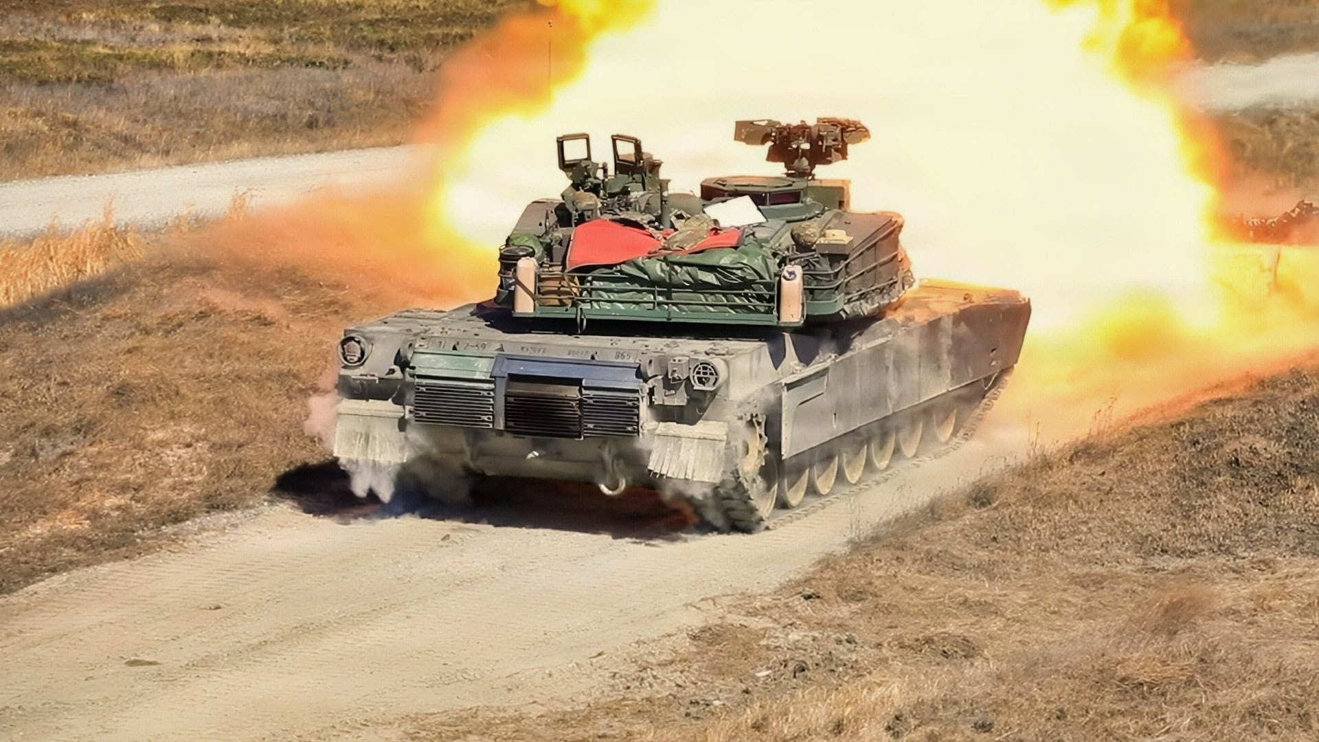 An M1 Abrams tank, operated by U.S. Soldiers assigned to the 2nd Battalion, 69th Armor Regiment, 2nd Armored Brigade Combat Team, 3rd Infantry Division, conduct a Table V live-fire exercise during Spartan Focus at Fort Stewart, Georgia, Feb. 1, 2026. The Marne Division is innovating, experimenting and investing in emerging technologies to dominate the battlefield. (U.S. Army photo by Staff Sgt. Anthony Herrera)