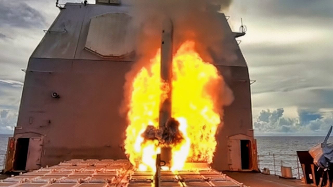 Tomahawk Missile Firing U.S. Navy Photo