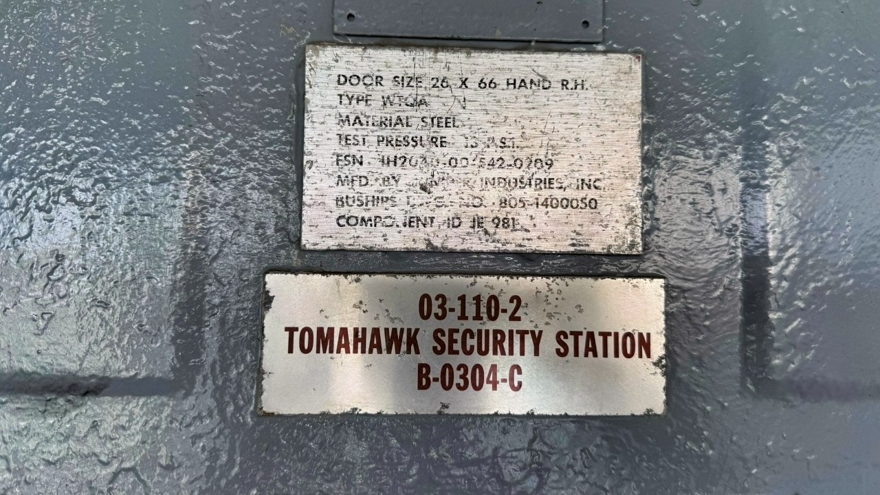 Battleship USS Iowa Tomahawk Missile Container