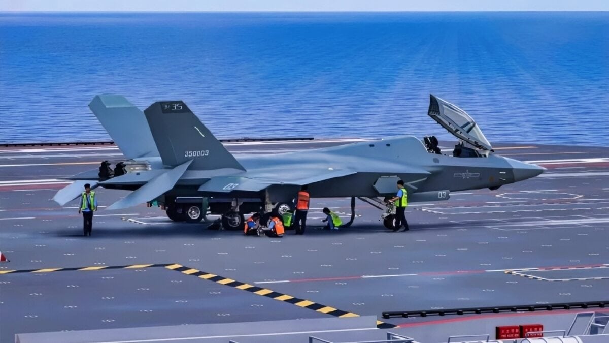 Blue Shark: China's New J-35 Aircraft Carrier Stealth Fighter Has a New ...
