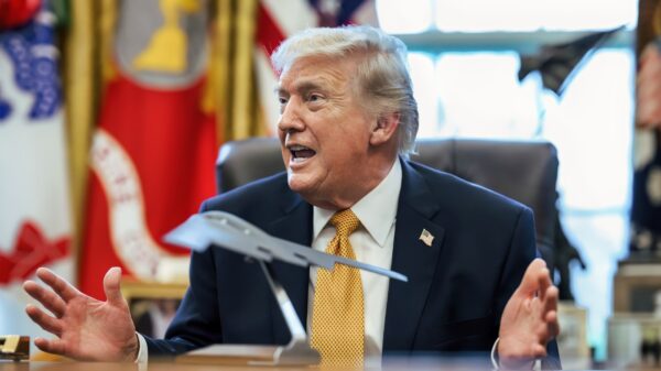 President Donald J. Trump signs an Executive Order creating an anti-fraud task force to be led by Vice President JD Vance, Monday, March 16, 2026, in the Oval Office. (Official White House Photo by Molly Riley)