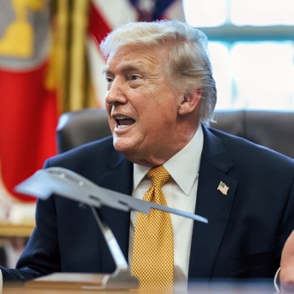 President Donald J. Trump signs an Executive Order creating an anti-fraud task force to be led by Vice President JD Vance, Monday, March 16, 2026, in the Oval Office. (Official White House Photo by Molly Riley)