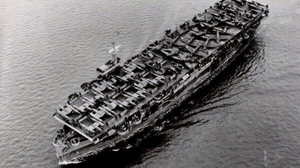 Escort Aircraft Carrier from World War II