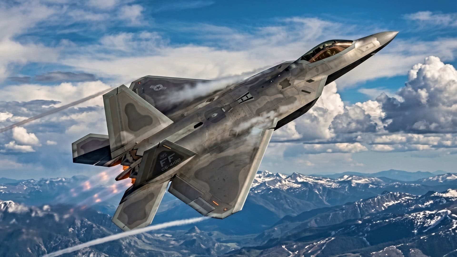 F-22 Raptor in the Sky