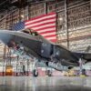 An F-35 Lightning II assigned to the 62nd Fighter Squadron, Luke Air Force Base, Ariz., sits in a hangar ahead of operations for the F-35 Lightning II TDY, Oct. 28, 2021, at Joint Base San Antonio-Kelly Field, Texas. The 62nd FS will be training with F-16s from the 149th Fighter Wing and the 301st Fighter Wing, along with T-38s from the 301st Fighter Wing. The multi-role capabilities of the F-35 allows them to perform missions which traditionally required numerous specialized aircraft. The complimentary air superiority capabilities of the F-35 will augment our air superiority fleet and ensure we continue to "own the skies" over future battlefields. (U.S. Air Force photo by Brian G. Rhodes)