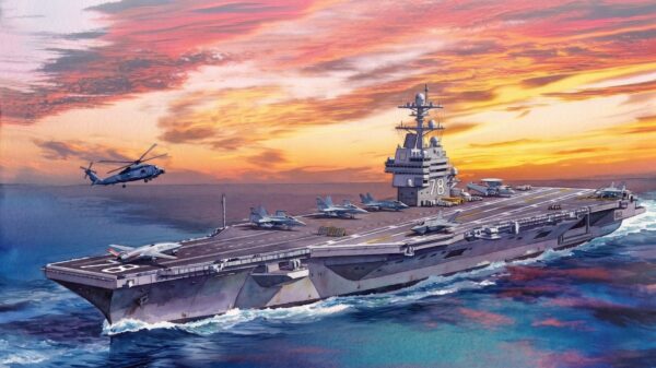 Ford-Class Aircraft Carrier Artist Rendering