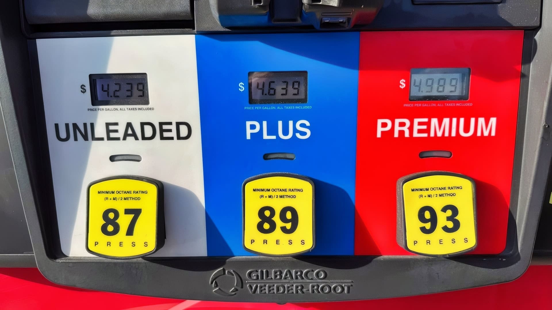 Gas Prices Outside of Walt Disney World