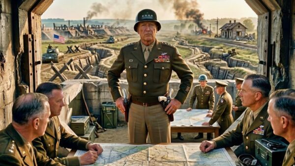 General George Patton in the Room