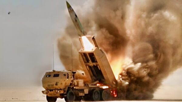 M142 High Mobility Artillery Rocket Systems (HIMARS) conduct live-fire missions during Operation Epic Fury in the U.S. Central Command area of responsibility. (U.S. Army Photo)