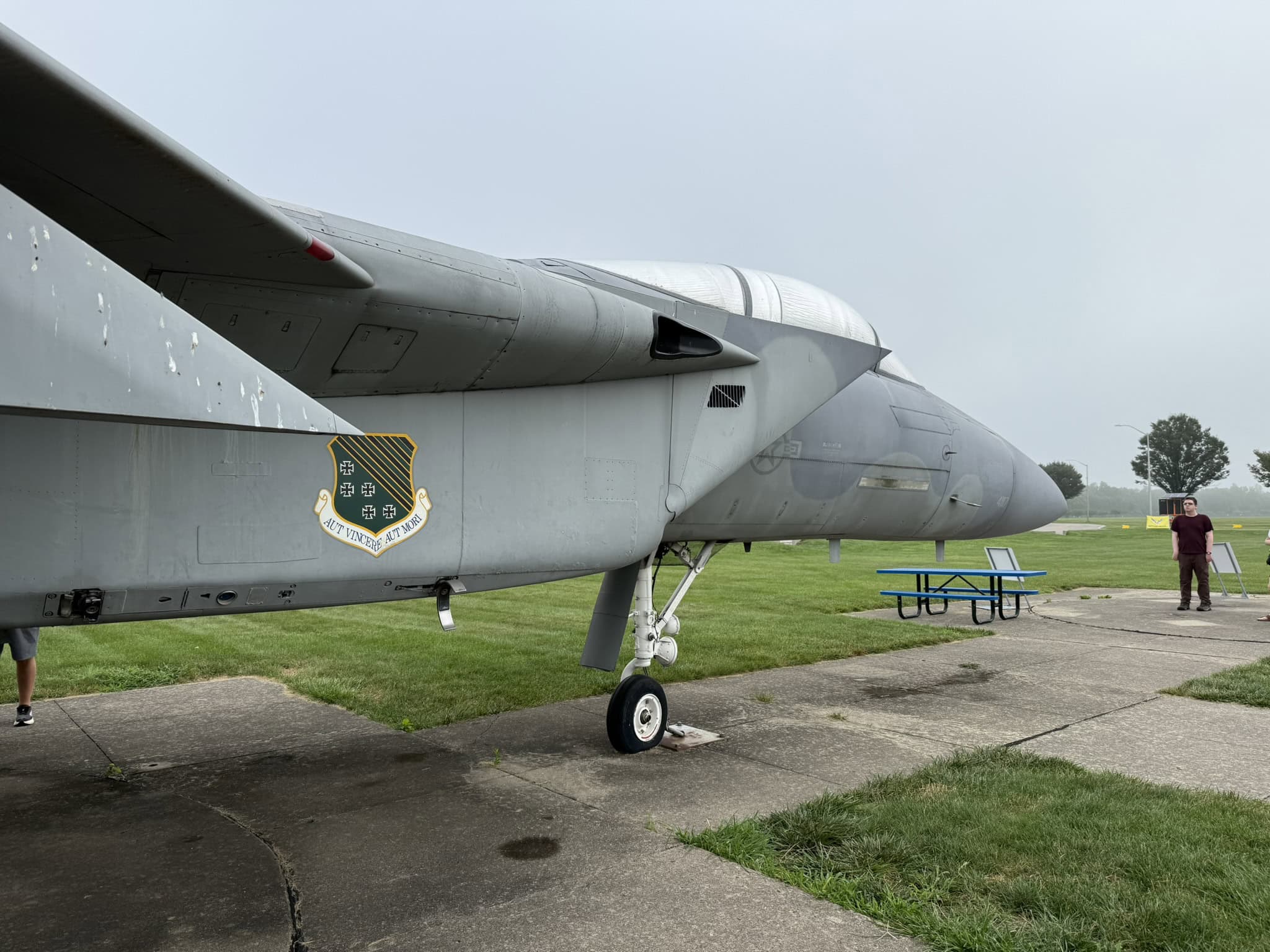 F-15 fighter sitting outside of the National Museum of the U.S. Air Force. Taken by Harry J. Kazianis on July 19, 2025. 