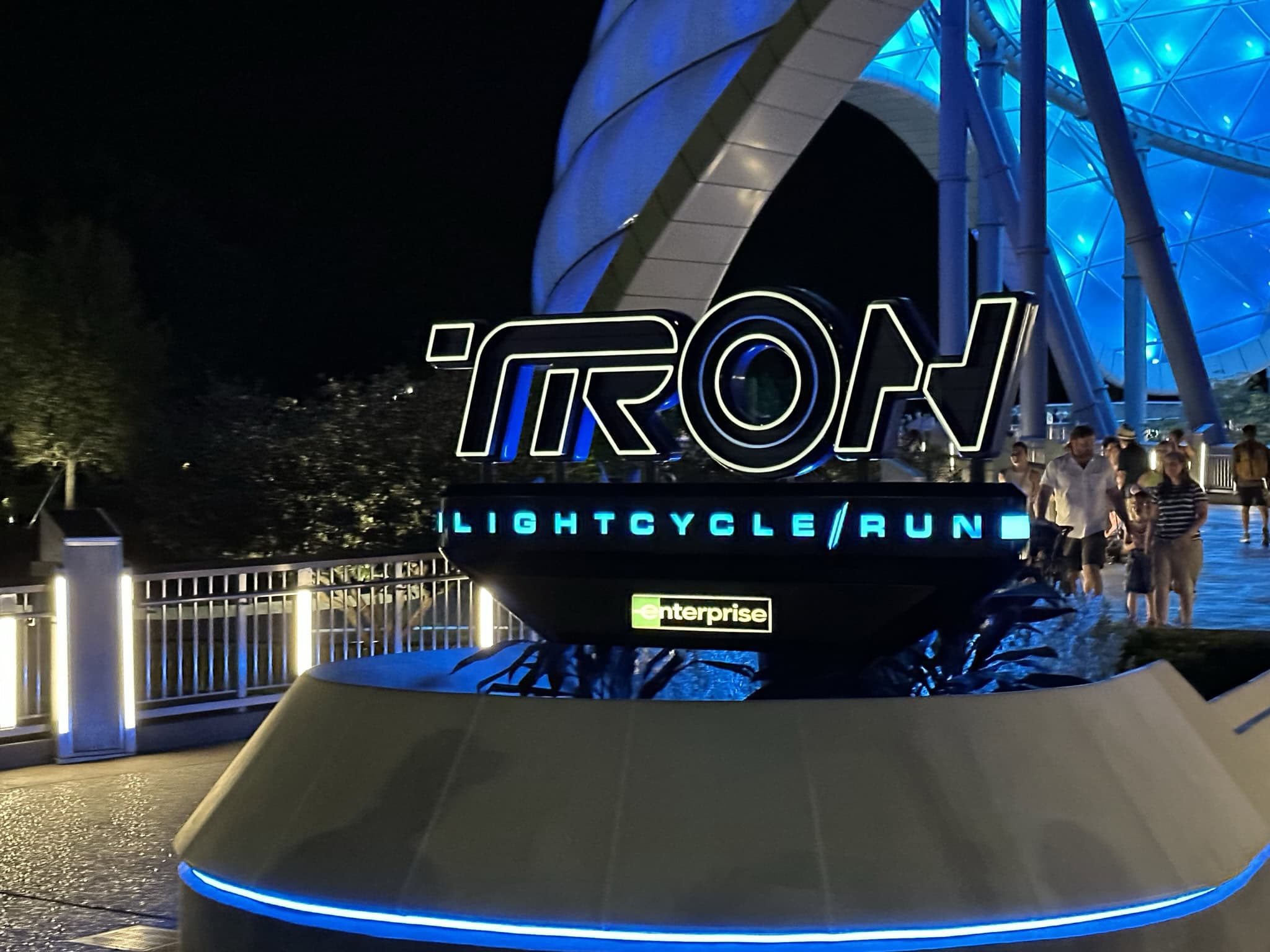 Tron ride at Disney's Magic Kingdom. 19FortyFive.com original photo. 