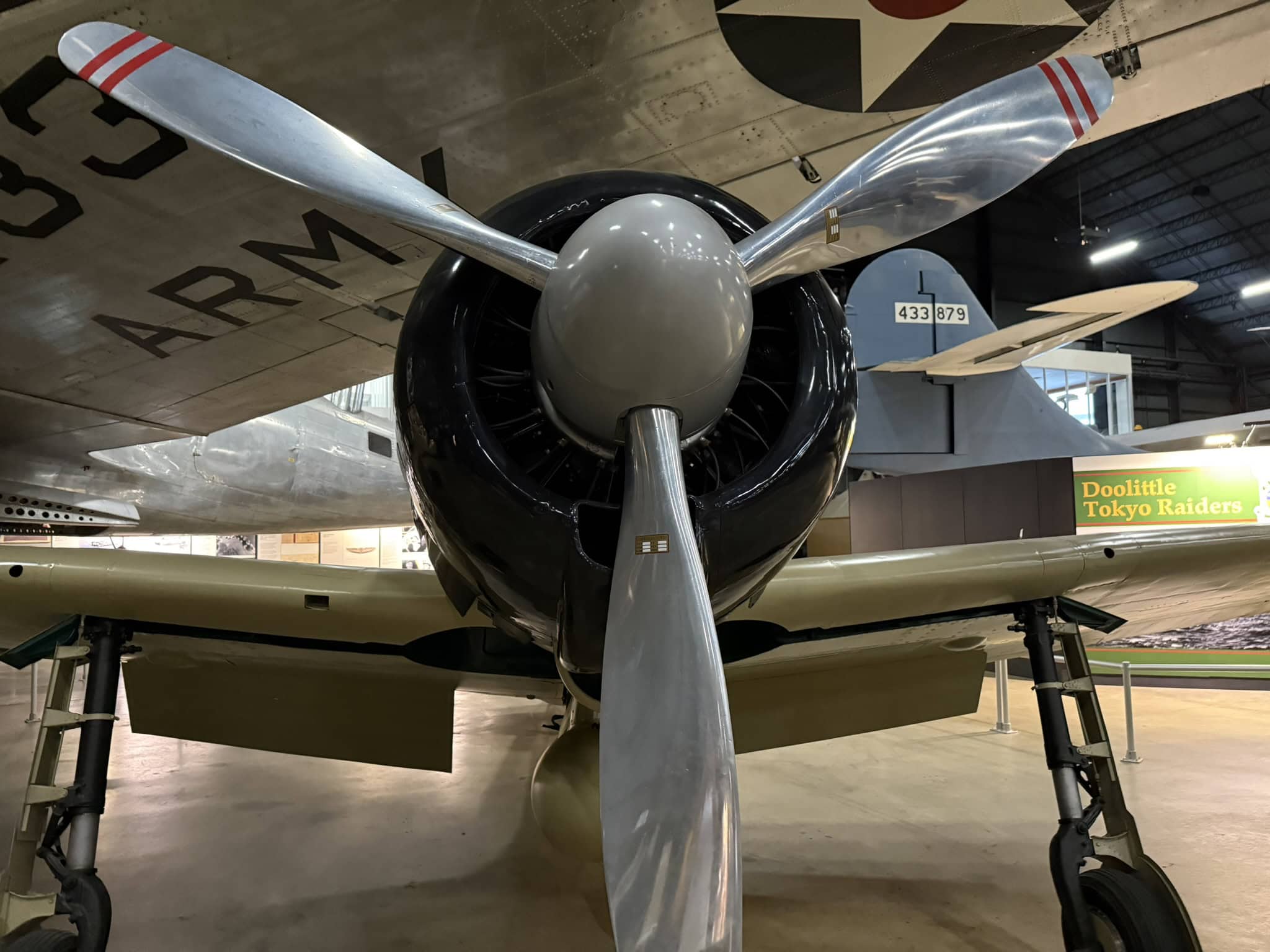 Japan Zero Fighter. Image Credit: 19FortyFive.com Taken  at the National Museum of the U.S. Air Force.