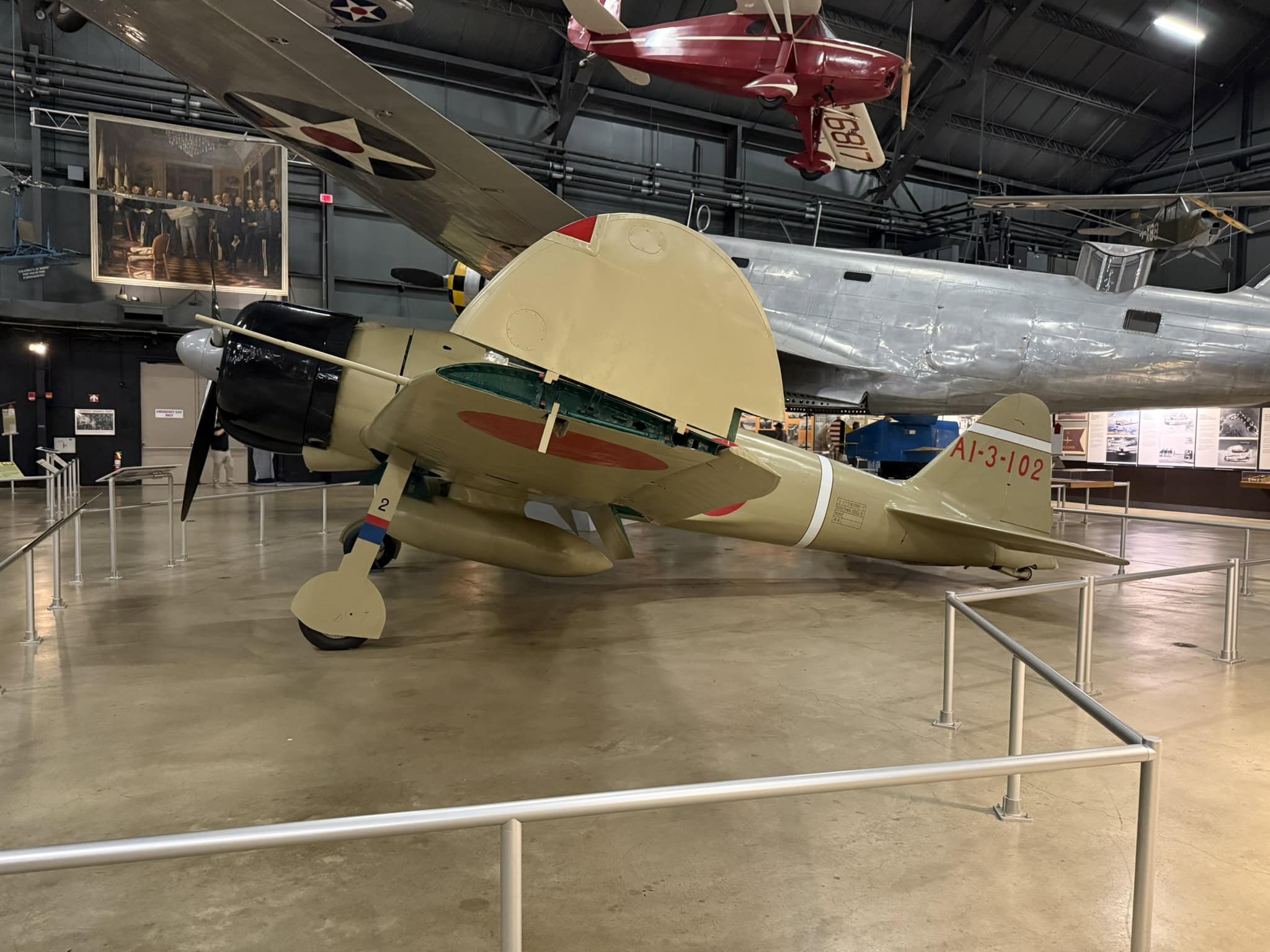 Japan Zero Fighter. Image Credit: 19FortyFive.com Taken at the National Museum of the U.S. Air Force.