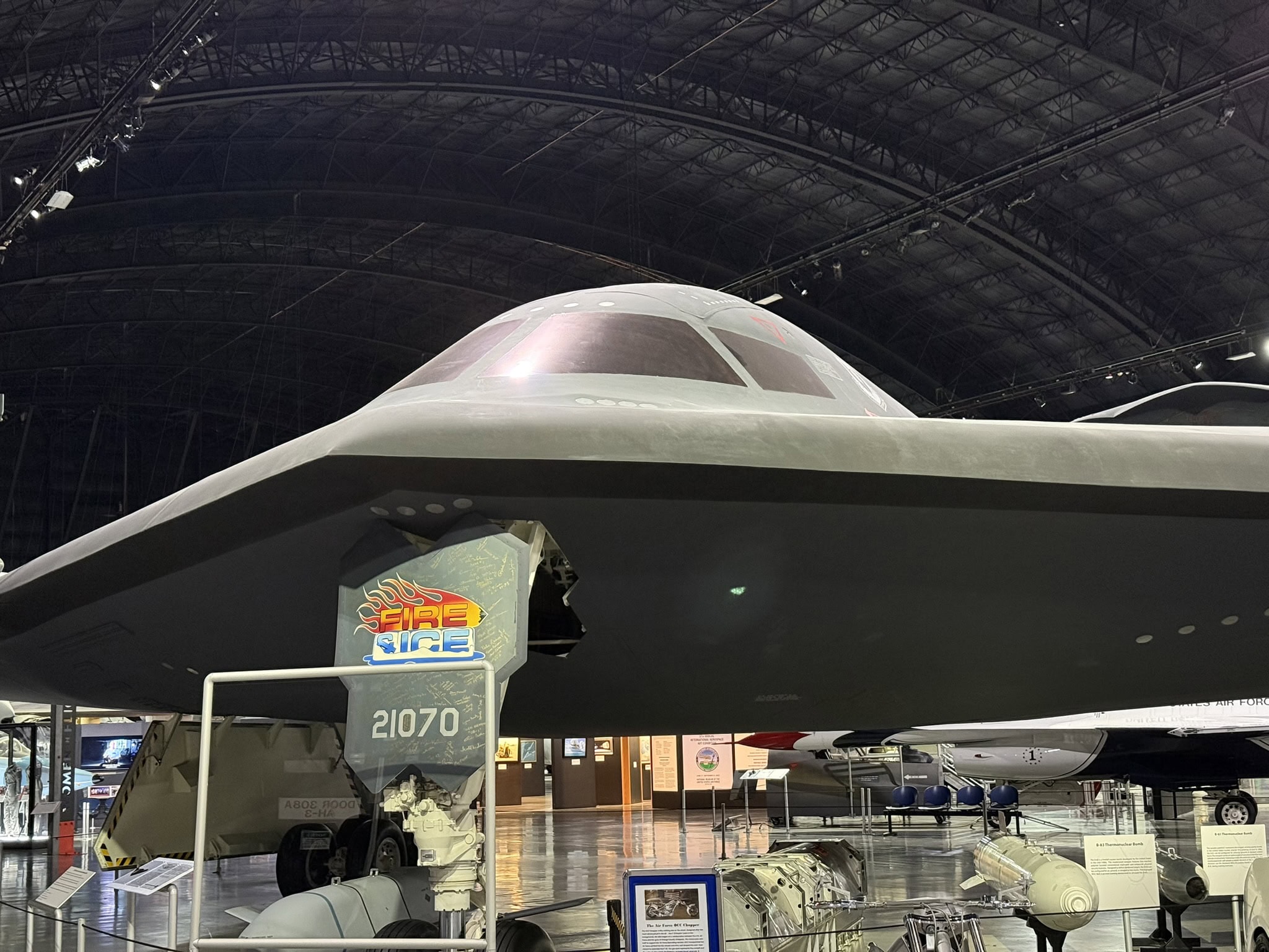 B-2 Spirit Stealth Bomber. 19FortyFive.com Photo from National Museum of the U.S. Air Force Visit in 2025.