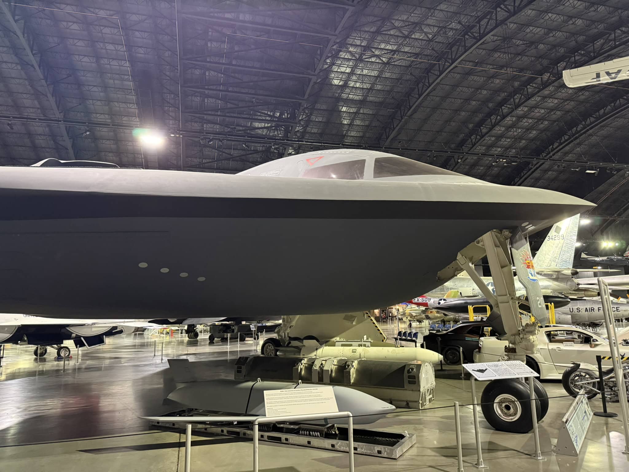 B-2 Spirit Stealth Bomber. 19FortyFive.com  Photo from National Museum of the U.S. Air Force Visit in 2025. 
