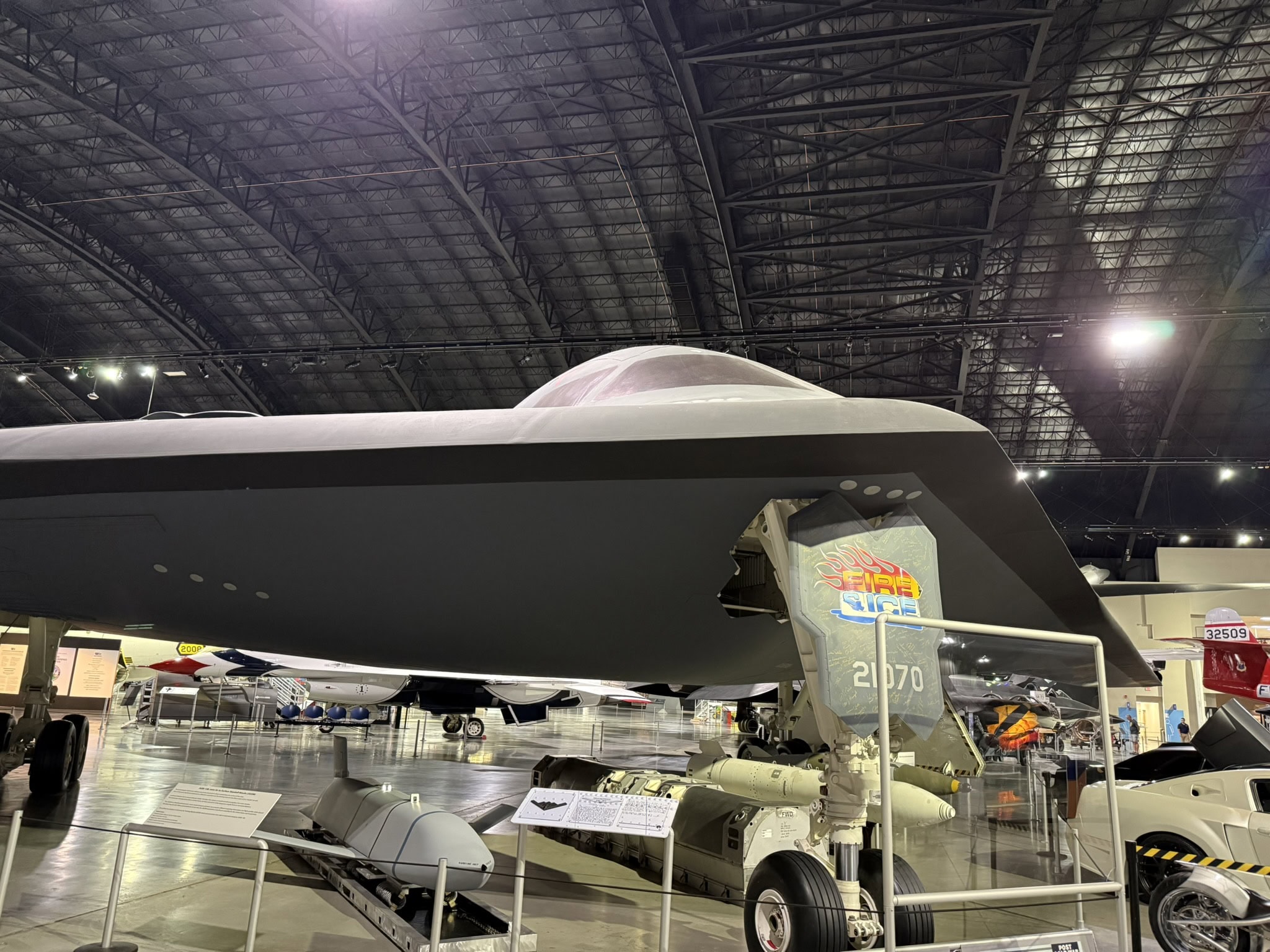 B-2 Spirit Stealth Bomber. 19FortyFive.com Photo from National Museum of the U.S. Air Force Visit in 2025.
