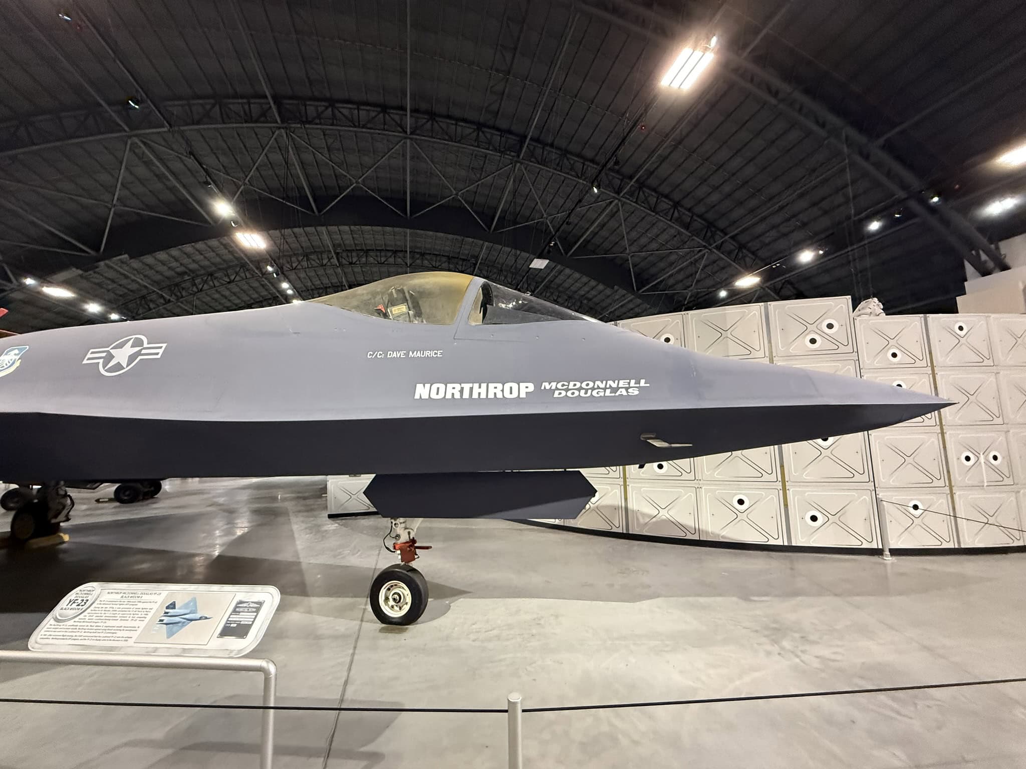 YF-23 Stealth Fighter. Image taken by Harry J. Kazianis for 19FortyFive.