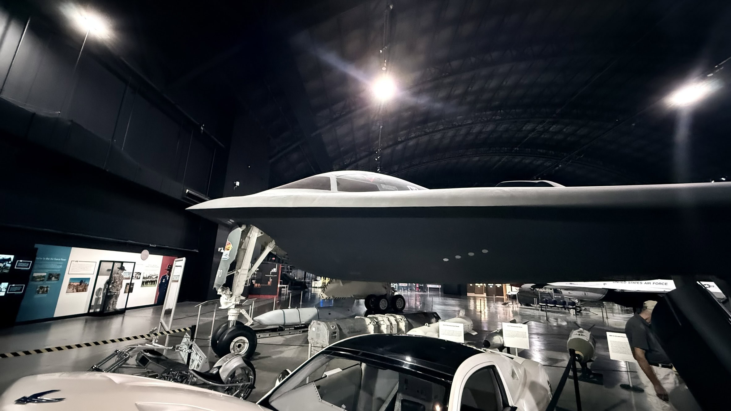 B-2 Spirit Stealth Bomber. 19FortyFive.com Photo from National Museum of the U.S. Air Force Visit in 2025.