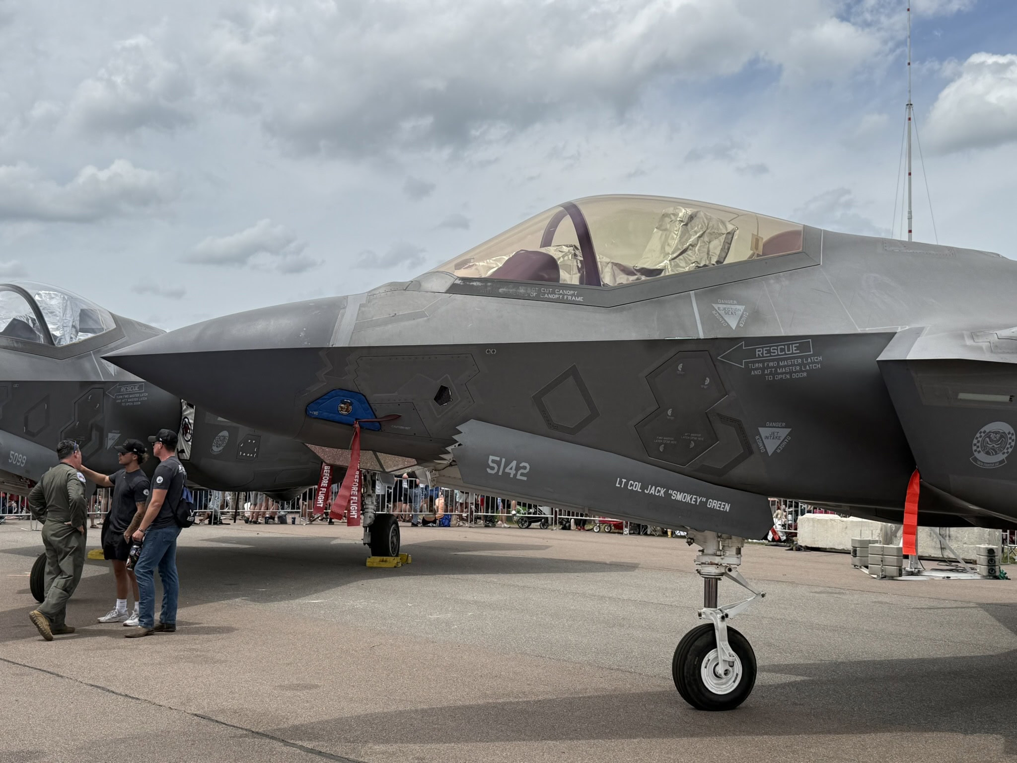 F-35C at Lakeland, Florida Airshow. Image Credit: 19FortyFive.com 