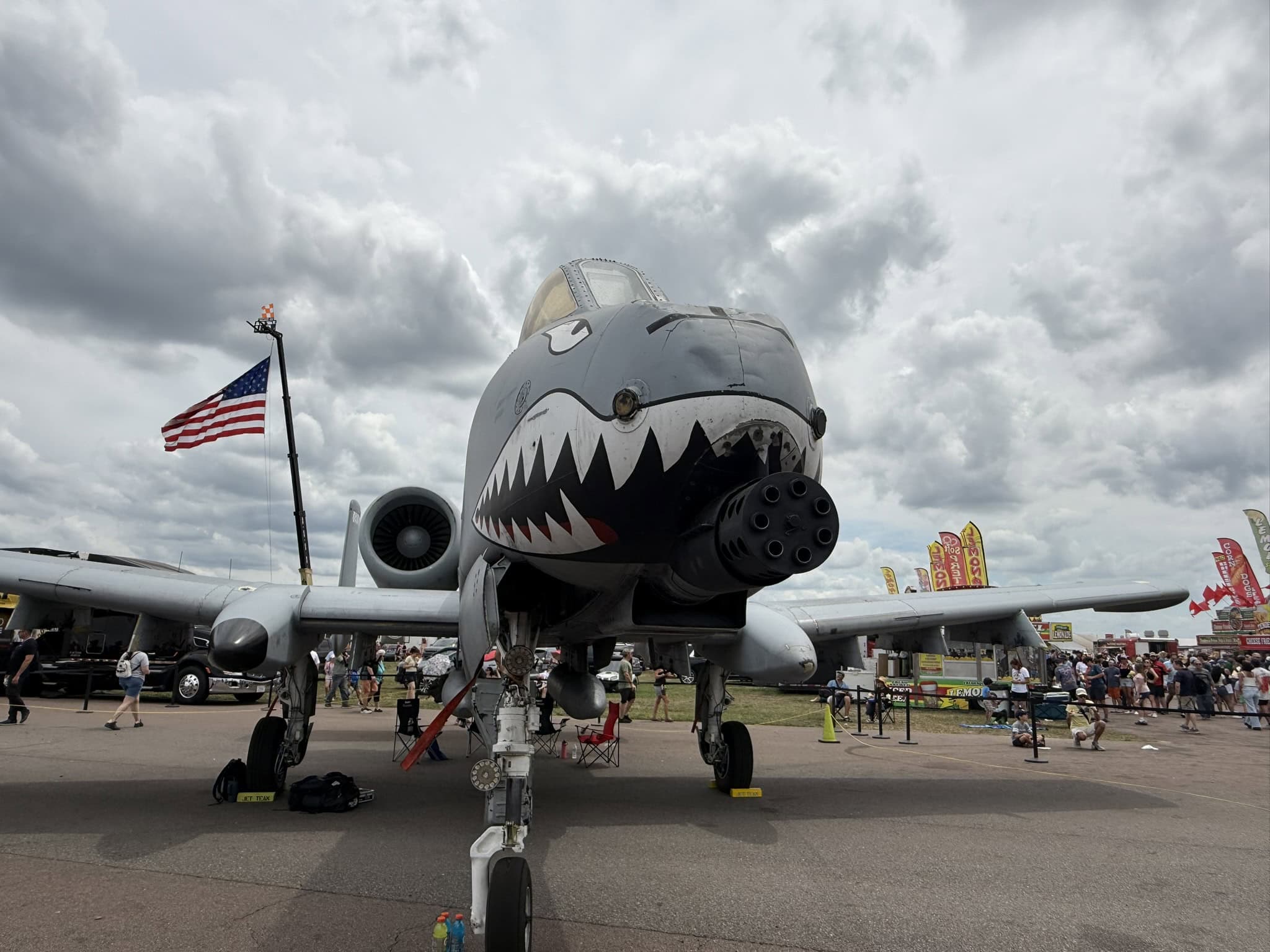 A-10 Warthog Sun' and Fun Airshow 19FortyFive. Taken 4/19/2026.
