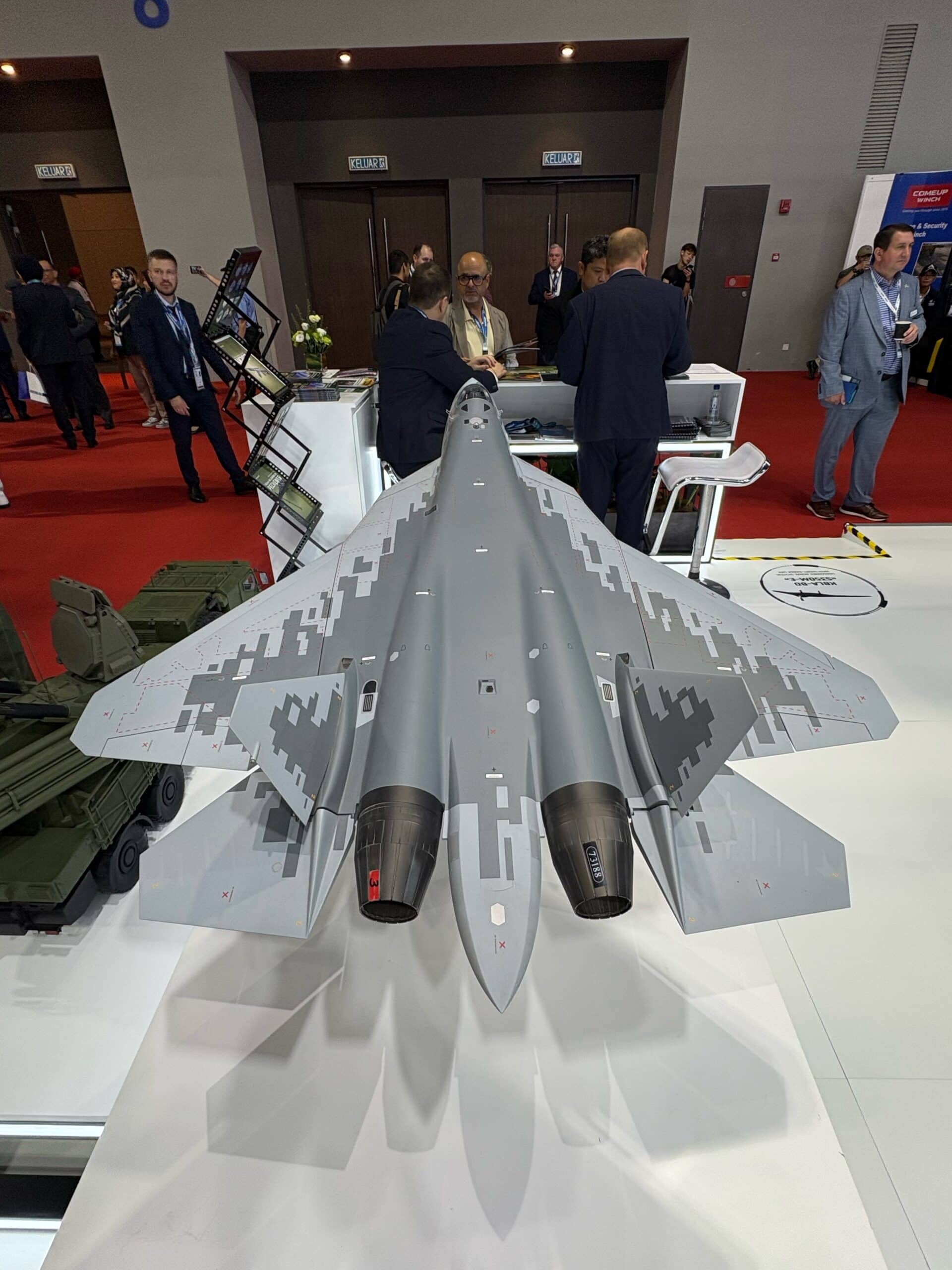 Su-57 Model 19FortyFive Original Photo