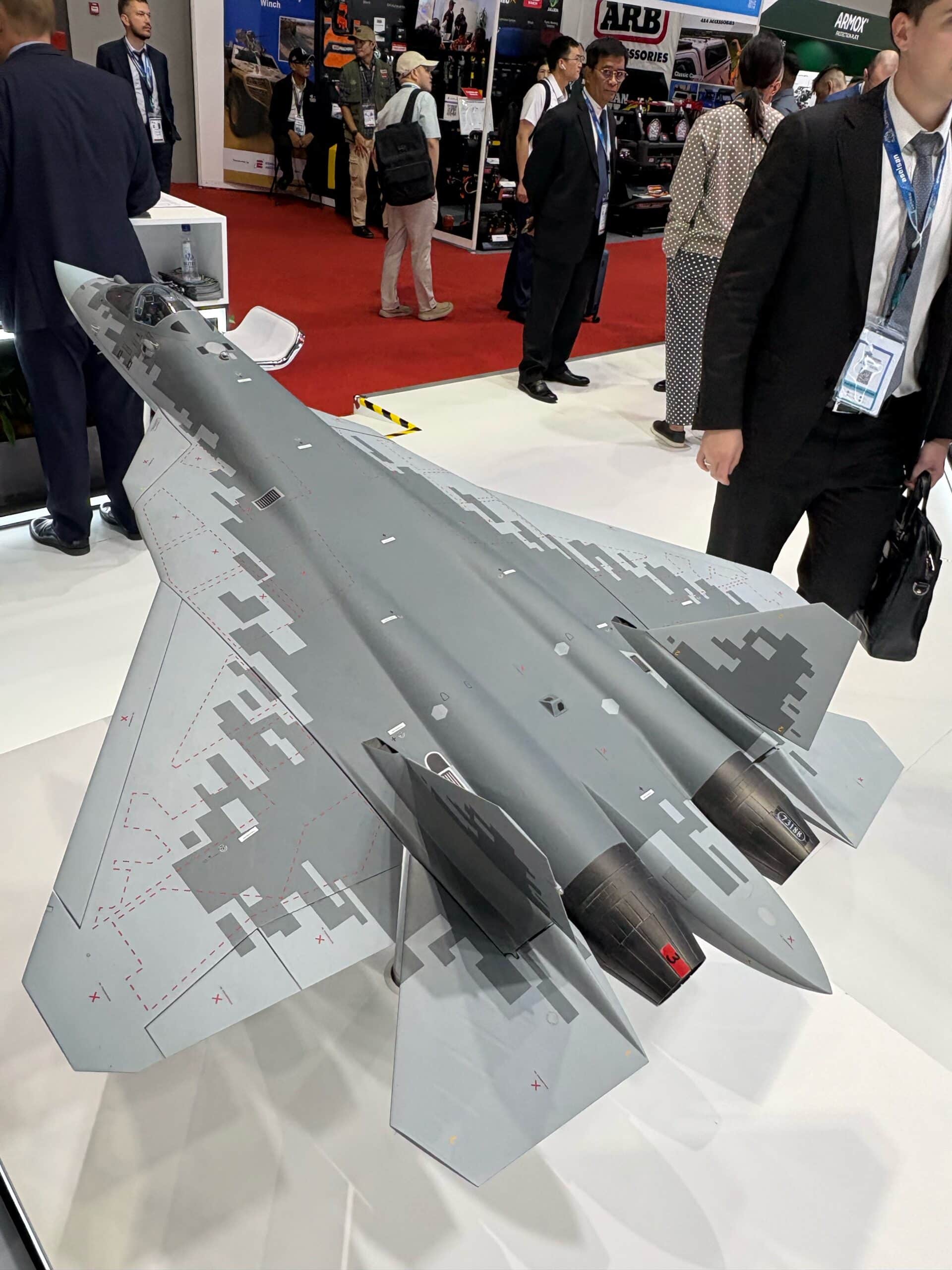 Su-57 Model 19FortyFive Original Photo