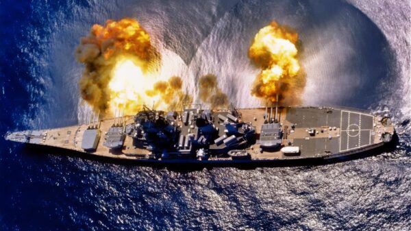 Iowa-class Battleship Broadside