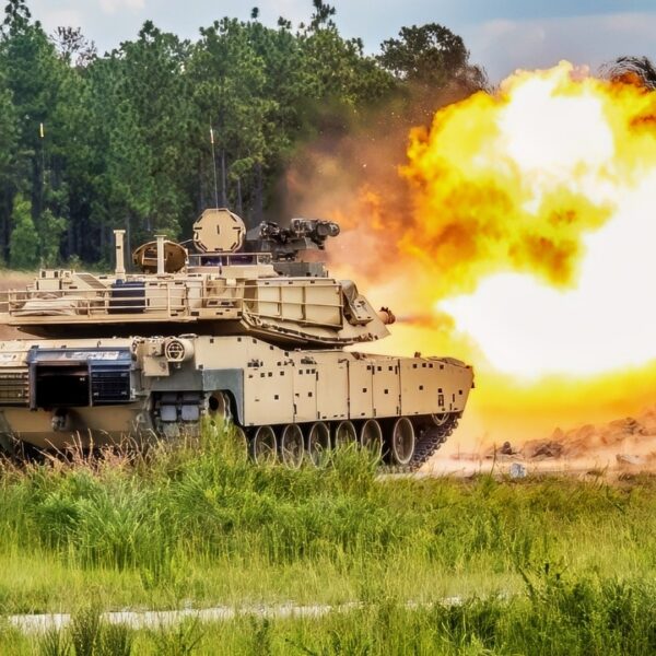 Soldiers with Echo Company, 1st Battalion, 81st Armor Regiment, 194th Armored Brigade, conduct tank gunnery training with the M1 Abrams tank July 09, 2025, at Brooks Range, on Fort Benning, Georgia. (U.S. Army photo by Daniel Marble)